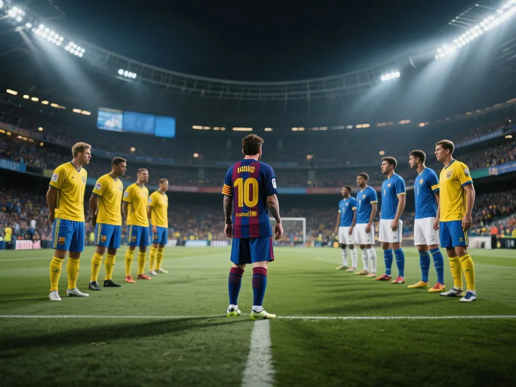 足球的史诗，宿命的对决：世界杯舞台上的巴西阿根廷与梅西的传奇篇章